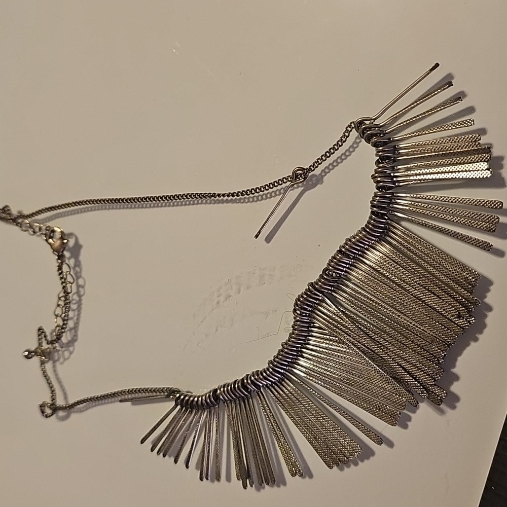 Elegant Silver  Tone Necklace